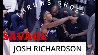 Ejected For Throwing Shoe?Josh Richardsonejectedmiami Vs Lallebron Dominatingpostgame Interview