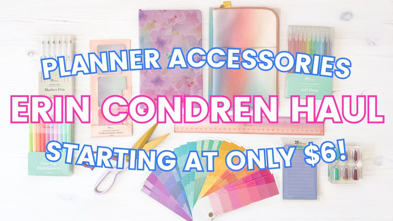 Erin Condren Haul 2024: Unboxing Pens, Stationery and More! - YouTube
