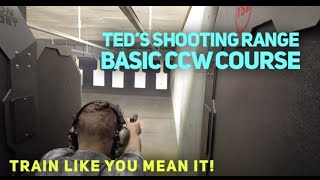 Basic Arizona CCW Permit Class at Ted's Shooting Range: Learn, Practice and Prepare!