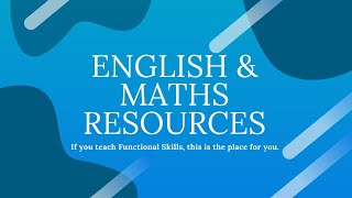 Functional Skills Resources