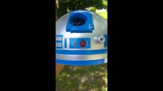 Testing out the R2D2 Bubble Machine