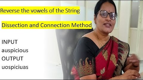 Reverse Vowels in the String