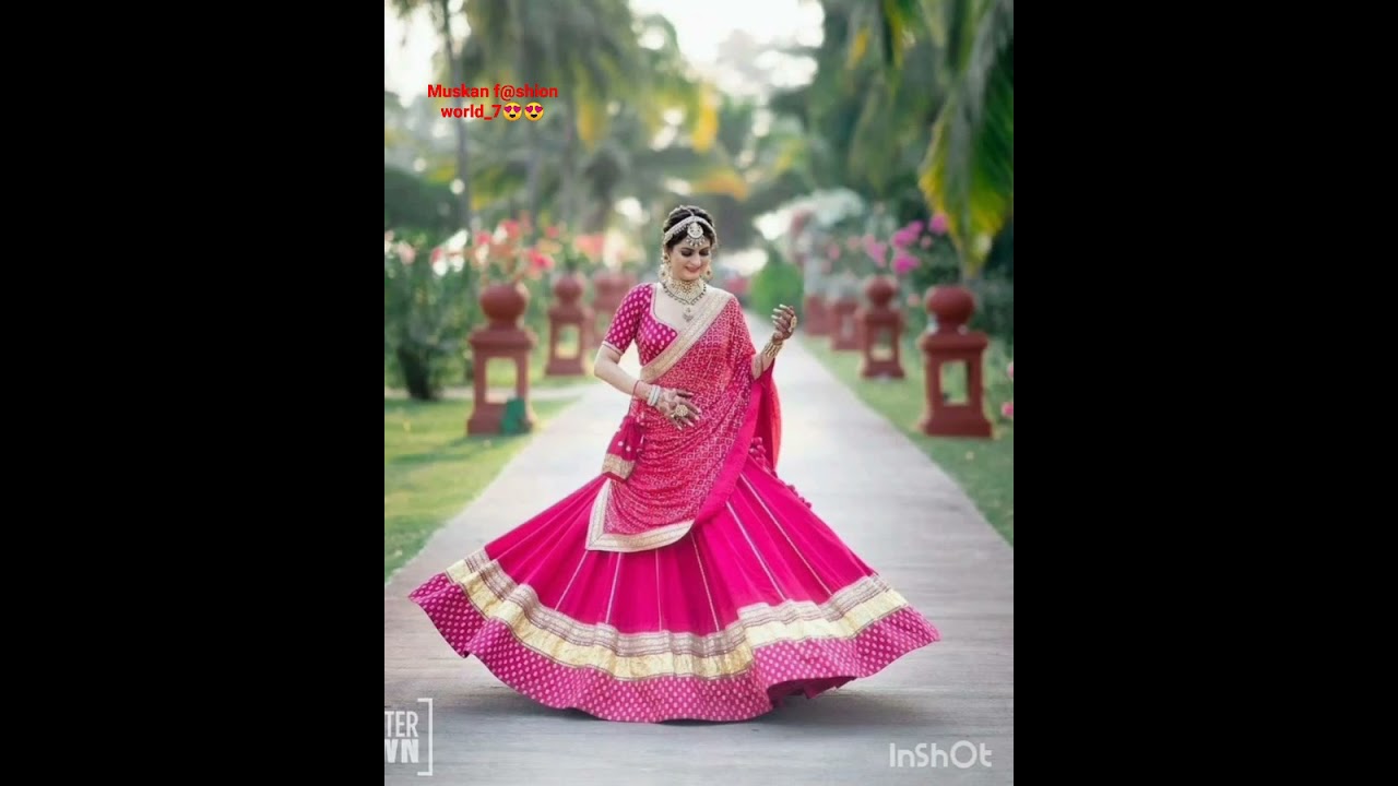 Rani colour bride lehengas design  