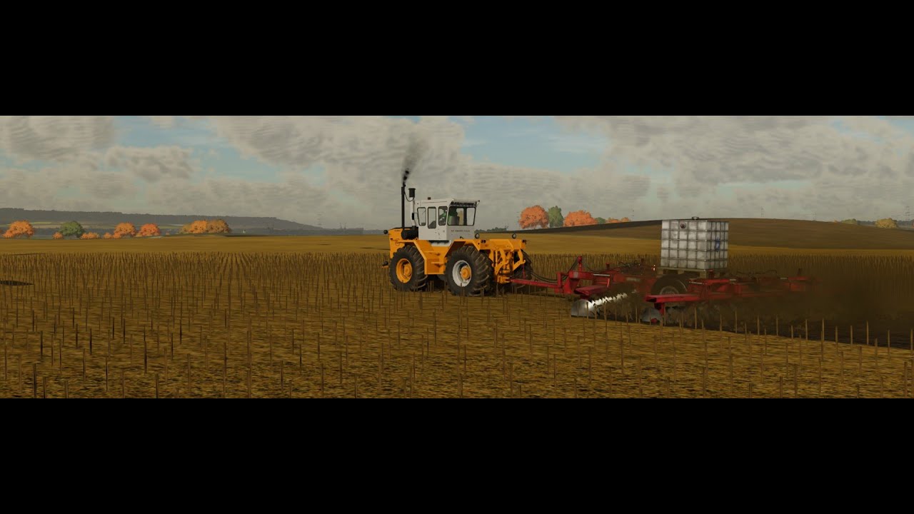 FS22-TSZV4 Rába Steiger 250&Case IH 770-Napraforgó tarló Tárcsázás ...