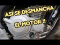 Así SE DESMANCHA EL MOTOR.. fácil y económico..