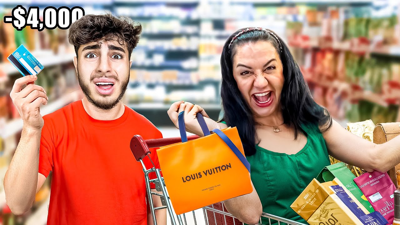 Buying EVERYTHING My Mom Touches For 24 Hours! (She Went Too Far)