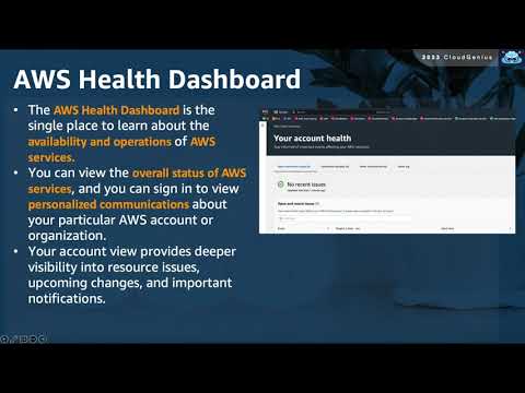 AWS-Cloud Practitioner Course- 063-Section 10- AWS Health Dashboard