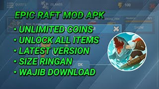 EPIC RAFT MOD APK FREE SHOPPING V.1.2.1 NO PASSWORD! || Game Mod Apk screenshot 4