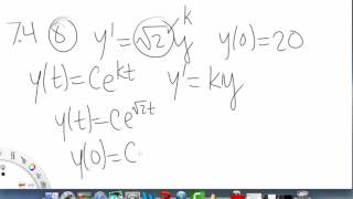 Exponential Growth & Decay   Example 1 | Single Variable Calculus for Sci & Eng | Griti