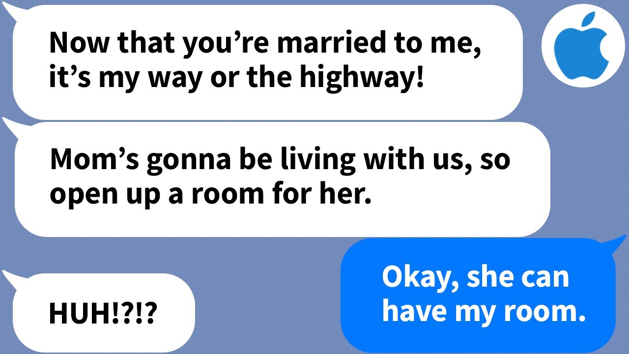 【Apple】My husband became a mysogynist the moment we got married, so I left him immediately... LOL