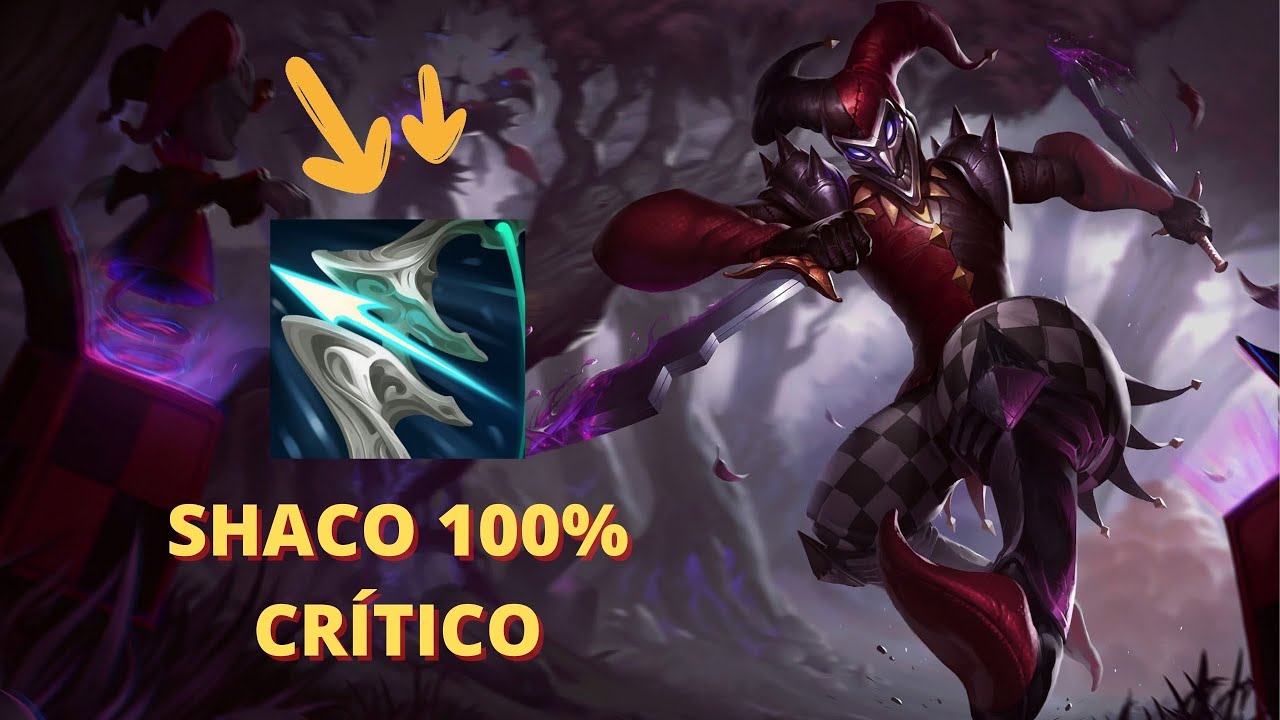 ESSA BUILD DE CRITICO ACABOU COM A PARTIDA! - SHACO JUNGLE S11 - League ...
