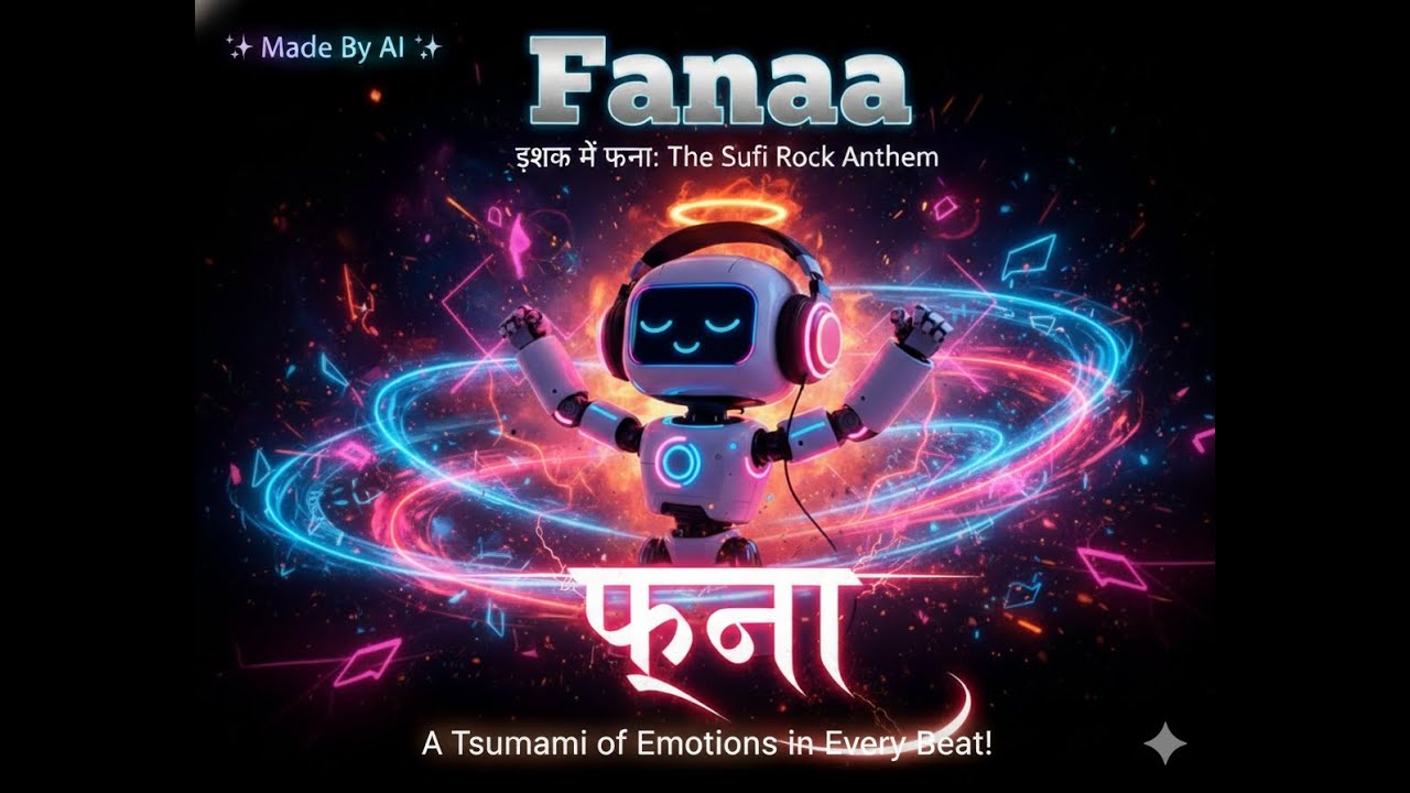 Fanaa - AI Sufi Rock Song | Divine Love & Spiritual Journey 2025