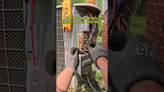 Thought it was a bad capacitor… then found the heat pump running HEAT in cooling 🤦♂️❄️
