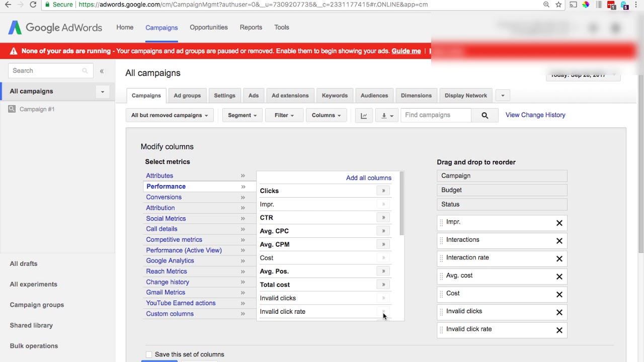 How To See Your Invalid Clicks in Adwords