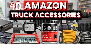 40 Coolest Truck Accessories on Amazon You NEED in 2026!