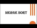 Merge Sort Animation