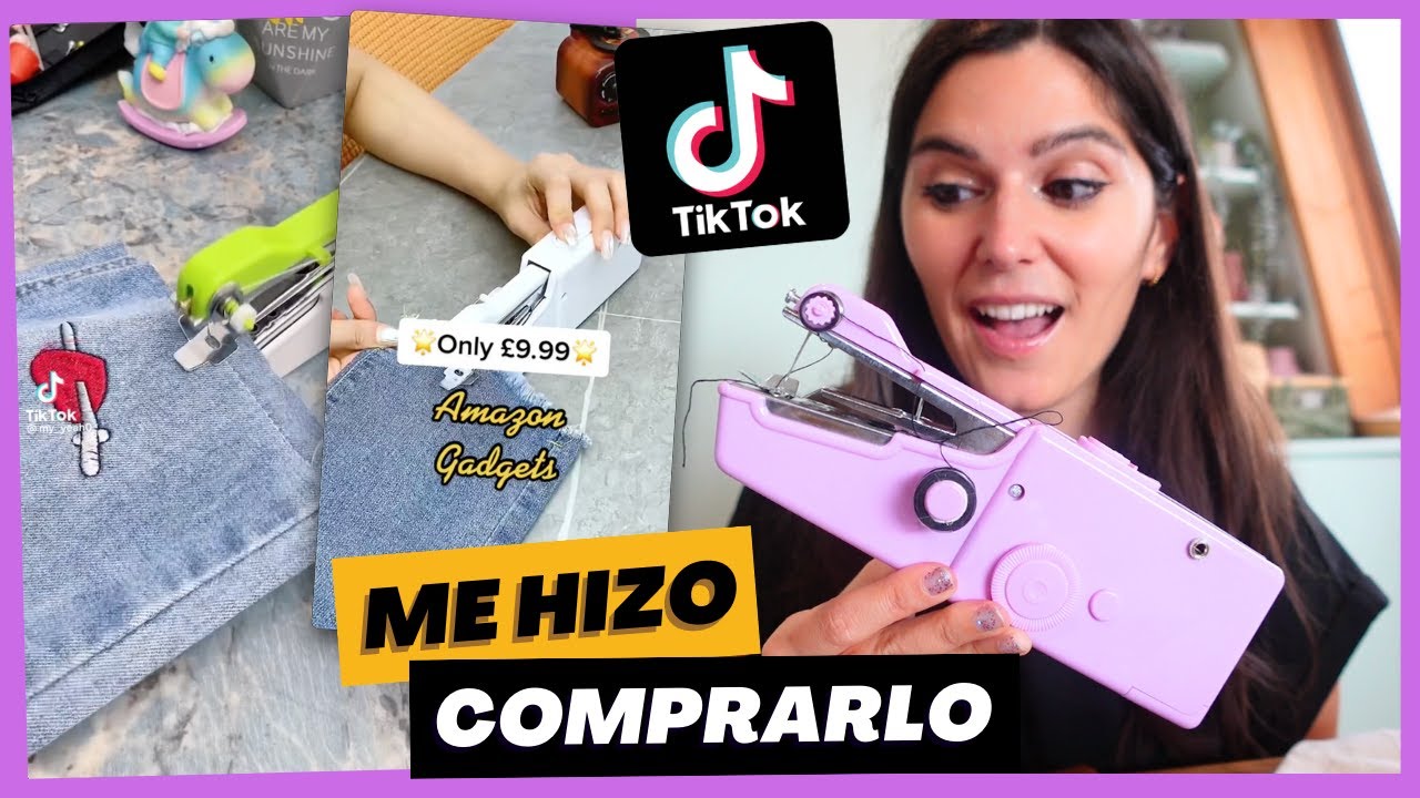 MAQUINA DE COSER PORTATIL ⚠️ PROBANDO BOLUCOMPRAS DE TIKTOK