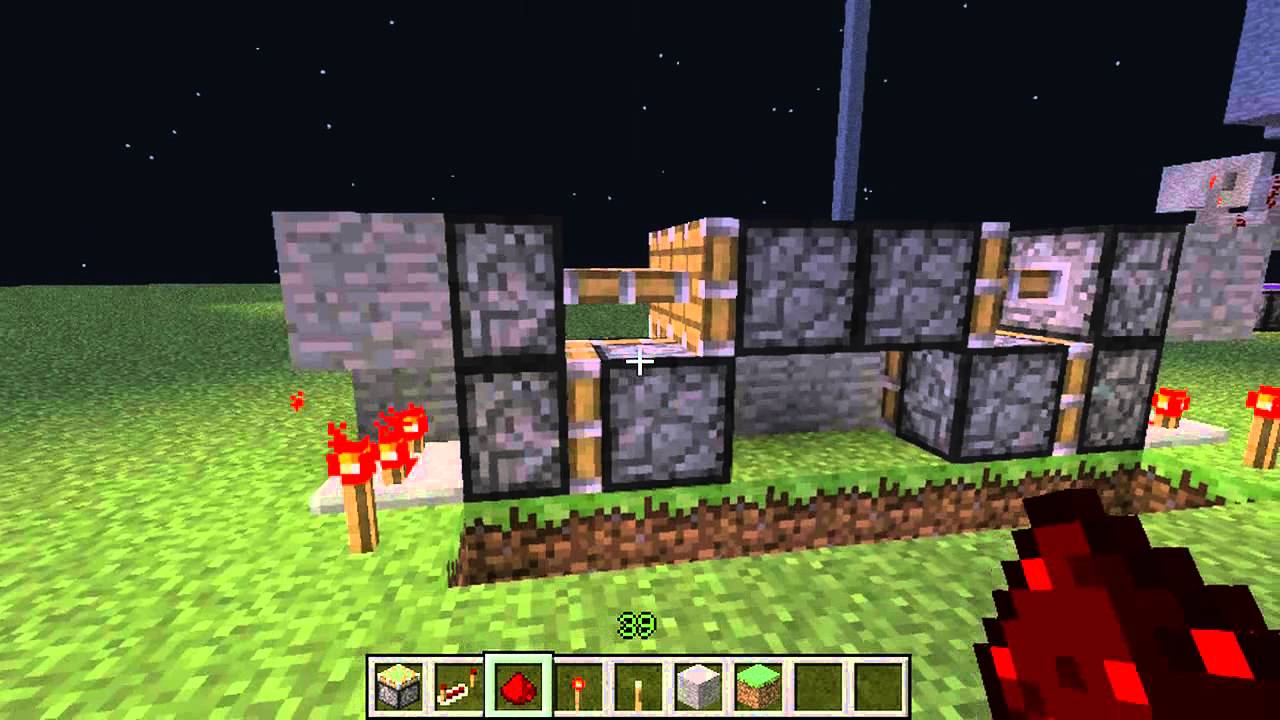 [Tutorial] Most compact and easy piston door in minecraft YouTube