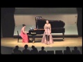 「五つのうた」より IV冬の色 作曲:大政直人 詩:高崎乃理子 Sop.森朱美 Pf.前田菜月