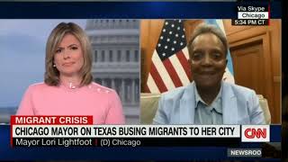 Chicago mayor calls out Texas governor over controversial strategy #cnn #news #new