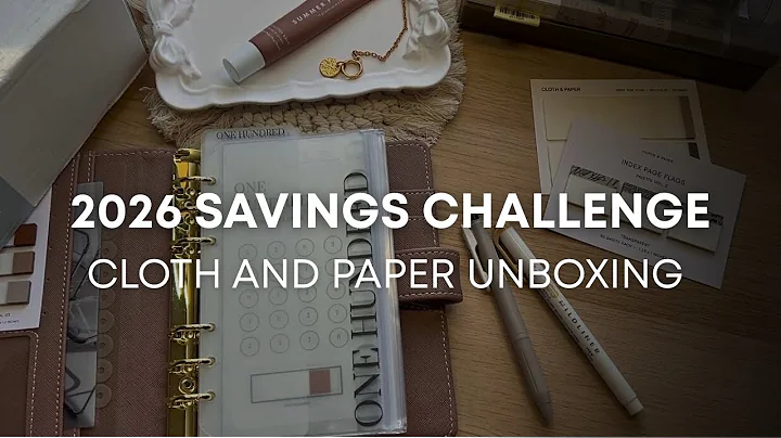 STARTING MY 2026 SAVINGS CHALLENGES ✉️ Cloth and Paper Unboxing // Cash Envelope Method✨