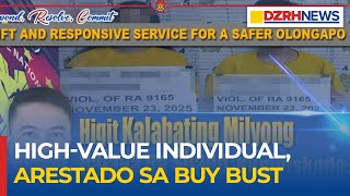 High value individual, arestado sa Olongapo City; higit P500K halaga ng illegal na droga, kumpiskado
