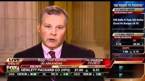Rep. Tim Griffin discusses President Obama