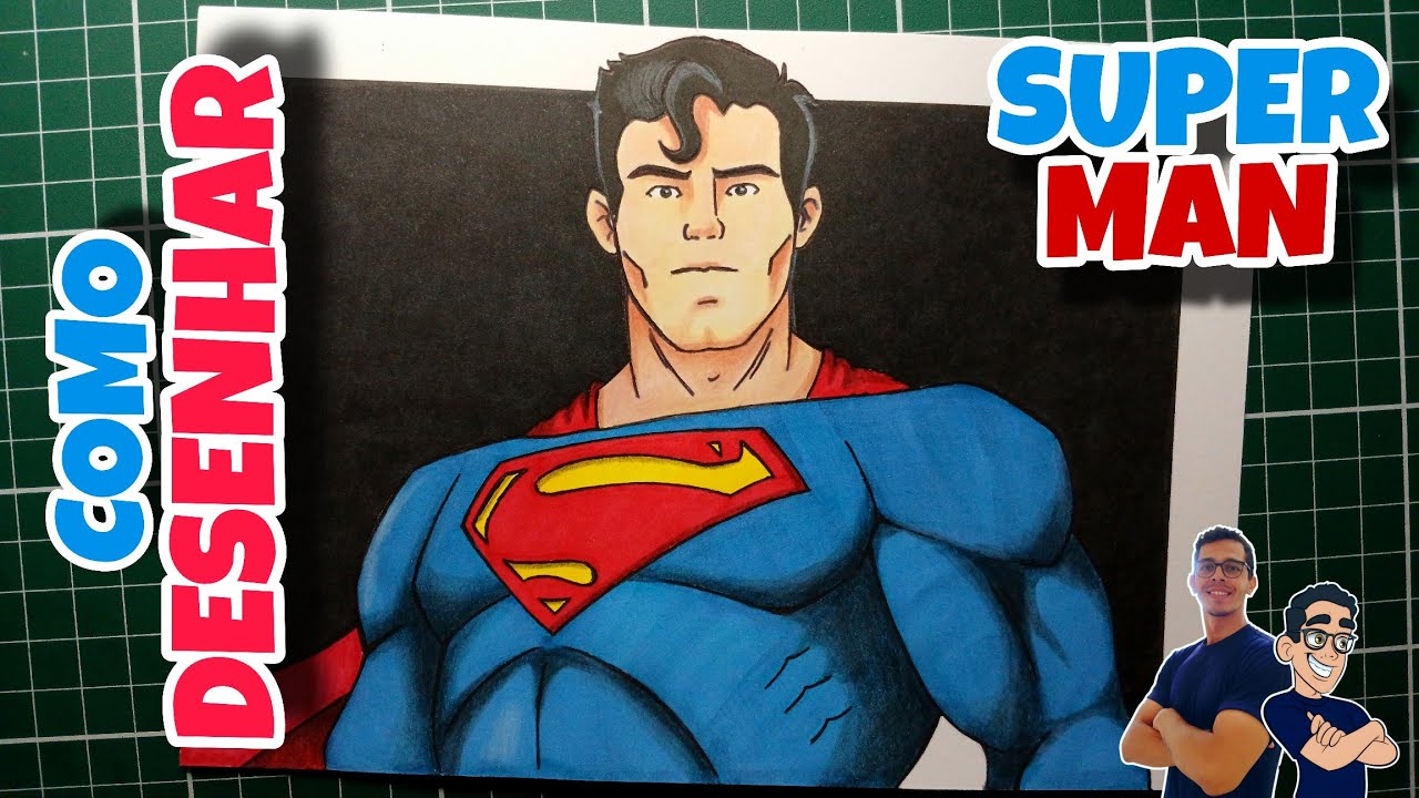 Como Desenhar O Super Homem Passo A Passo Para Criancas