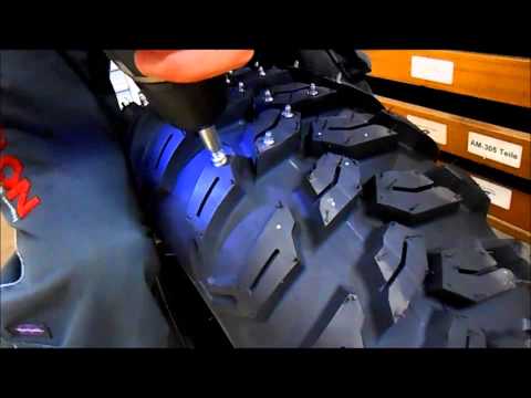 Video: Wie viel kostet es, einen Reifen mit Spikes zu beschlagen?