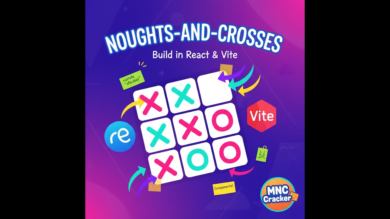 Build a Modern Tic Tac Toe Game Using React and Vite | React Project ...