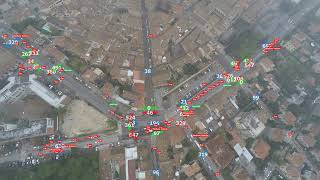 Automatic traffic analysis on an area of 55,000 square meters    possible with DataFromSky!