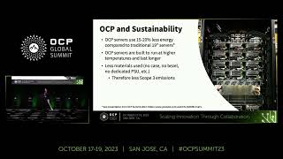 building a sustainable business around ocp (open compute project)