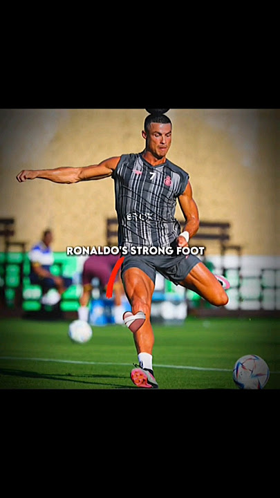 Ronaldo's strong foot 😈 #shorts #viral #funny #trending