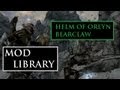 Helm of oreyn bearclaw  skyrim mod library