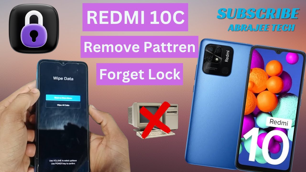 Redmi 10C Factory Reset | Remove Pattren | Remove Screen Lock | Hard Reset