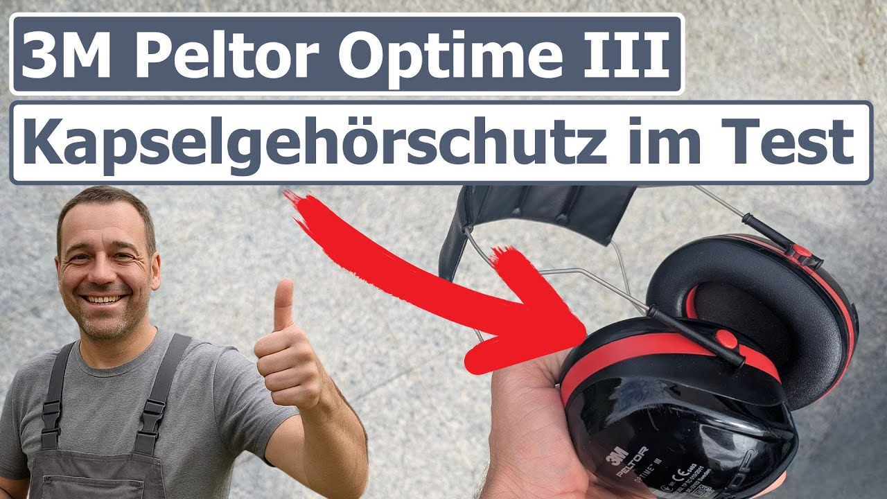 Kapselgehörschutz Test: 3M Peltor Optime 3