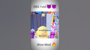 #bgmi DBS 1vs3 😈 Wow Mod 🔥 #viralvideo #bgmishorts @gufranGamerYT