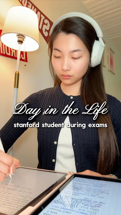 Day in the Life of a Stanford Student During Exams ⛅️ #collegelife #studywithme #vlog #productivity