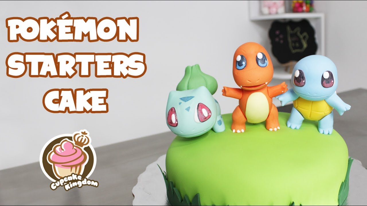 POKÉMON STARTERS cake! - Cupcake Kingdom in the Making