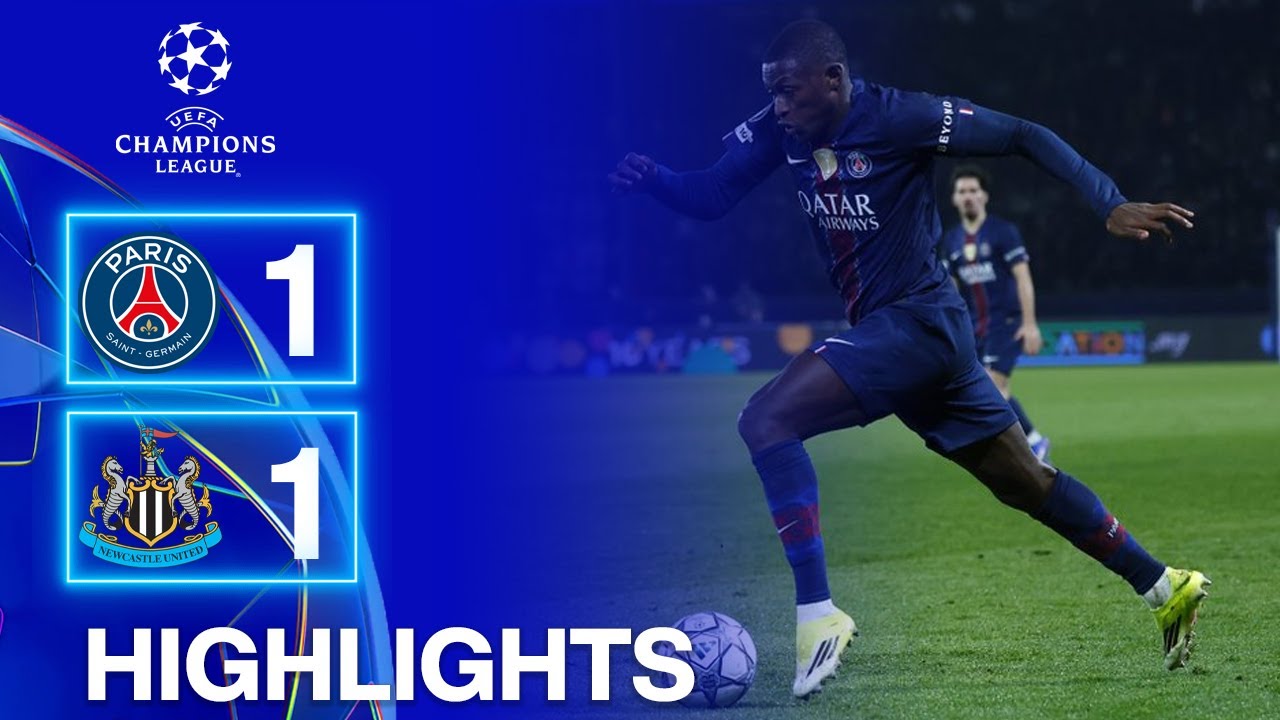 Обзор матча ПСЖ — Ньюкасл 1:1 | Лига чемпионов УЕФА 2026