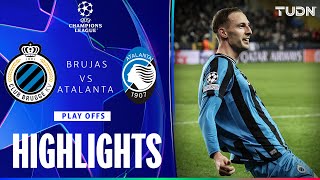 HIGHLIGHTS - Club Brujas vs Atalanta | UEFA Champions League 24/25 | TUDN