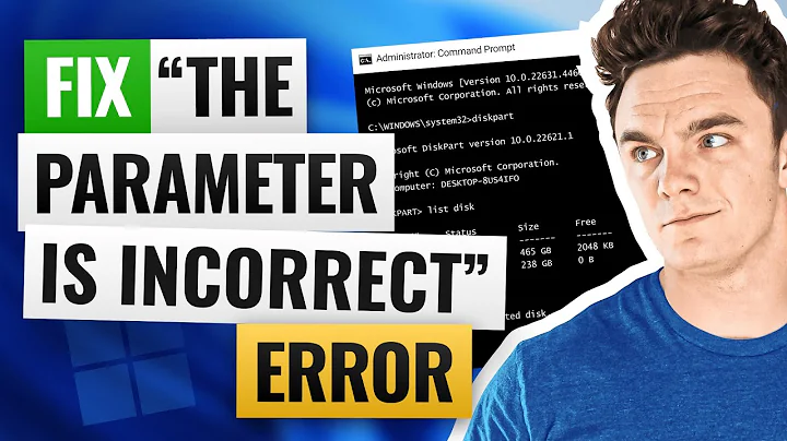 Fix “The Parameter is Incorrect” Error on External Hard Drive
