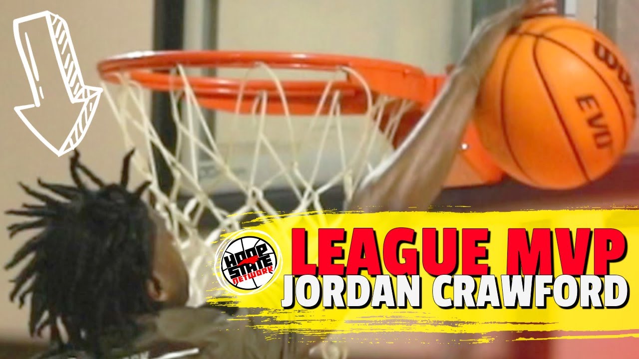 JORDAN CRAWFORD 🏆😤 North Meck Junior PG ➡️ The Hoop State League's Inaugural MVP 👀🤩 
