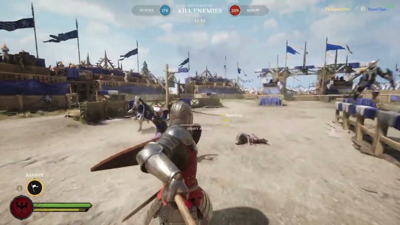 Chivalry 2 Old 1 handed Spear moveset