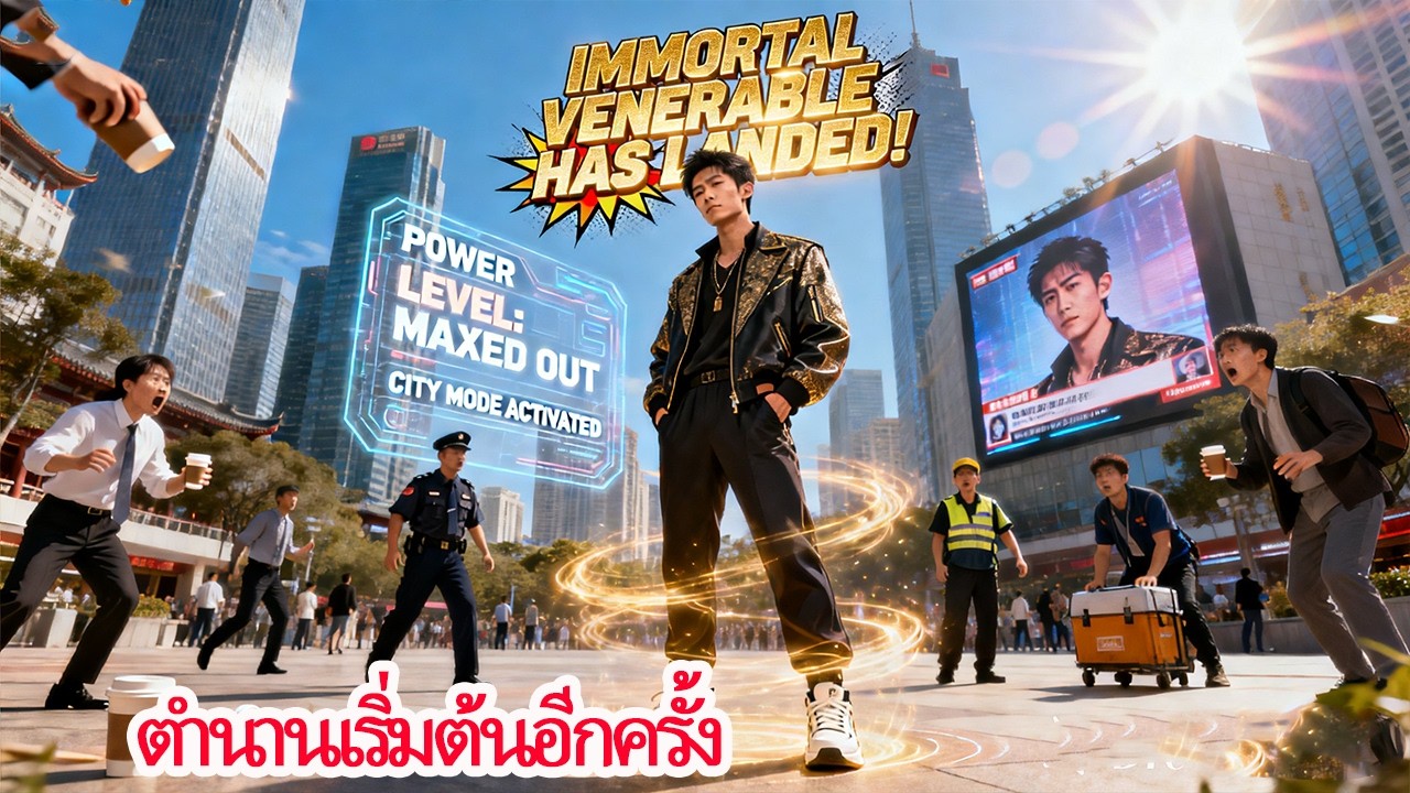 เซียนผู้ยิ่งใหญ่ลงสู่เมืองหลงหรง! ตำนานบทใหม่ในโลกมนุษย์กำลังเริ่มต้น