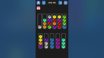 Ball Sort Puzzle by Guru Game: Levels 1661, 1662, 1663, 1664, 1665