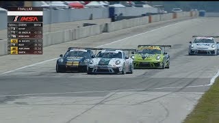 Porsche GT3 Cup Challenge USA/Canada 2018. Race 2 Sebring International Raceway. Final Laps
