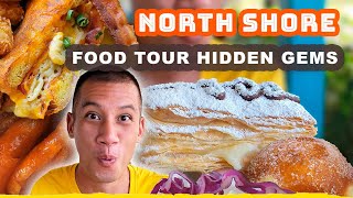 HAWAII FOOD TOUR in North Shore: Best Hidden Gems Snow Puffy, Malasada, Grilled Cheese, Spicy Shrimp
