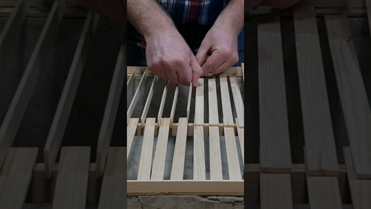 Miniature Floor Framing on Model House! 