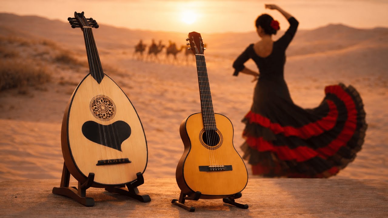 Spanish Guitar & Arabic Oud | Romantic Flamenco  for Relaxation, Work, Travel and Chill